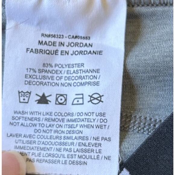 NIKE Women's Dri-FIT Pro Grx Training Leggings Heather Gray Running Sporty XL - Picture 5 of 8